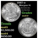 1887-o Morgan Dollar $1 ms64+ SEGS