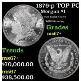 1879-p Morgan Dollar TOP POP! $1 ms67+ SEGS