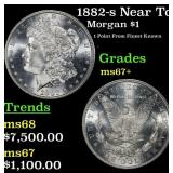 1882-s Morgan Dollar Near Top Pop! $1 ms67+ SEGS