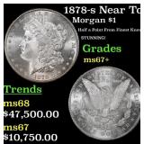 1878-s Morgan Dollar Near Top Pop! $1 ms67+ SEGS