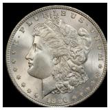 ***Major Highlight*** 1896-p Morgan Dollar Near To