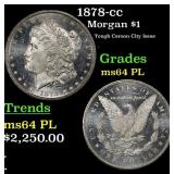 1878-cc Morgan Dollar $1 ms64 PL SEGS