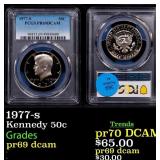 1977-s Proof Kennedy Half Dollar 50c pr69 dcam PCG