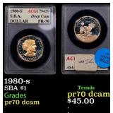 1980-s Proof Susan B. Anthony Dollar $1 ACG