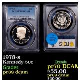 1978-s Proof Kennedy Half Dollar 50c pr69 dcam PCG