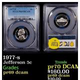 1977-s Proof Jefferson Nickel 5c pr69 dcam PCGS