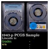 1943-p Lincoln Cent PCGS Sample 1c n/a PCGS