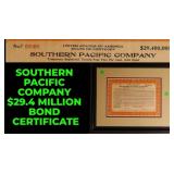 Southern Pacific Company $29.4 Million Bond Certif