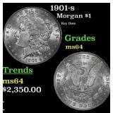 1901-s Morgan Dollar $1 ms64 SEGS