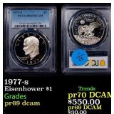 1977-s Proof Eisenhower Dollar 1 pr69 dcam PCGS