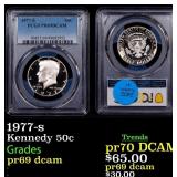 1977-s Proof Kennedy Half Dollar 50c pr69 dcam PCG
