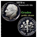 1978-s Proof Roosevelt Dime 10c Grades GEM++ Proof