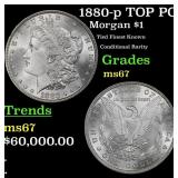 1880-p Morgan Dollar TOP POP! $1 ms67 SEGS