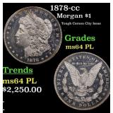 1878-cc Morgan Dollar $1 ms64 PL SEGS