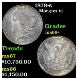 1878-s Morgan Dollar $1 ms66+ SEGS