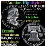 ***Major Highlight*** 1955 Proof Franklin Half Dol