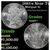 1882-s Morgan Dollar Near Top Pop! $1 ms67+ SEGS