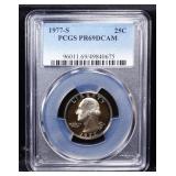 1977-s Proof Washington Quarter 25c pr69 dcam PCGS