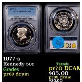 1977-s Proof Kennedy Half Dollar 50c pr69 dcam PCG