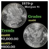 1879-p Morgan Dollar $1 ms66 SEGS