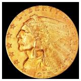 ***Major Highlight*** 1915-p Gold Indian Quarter E