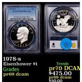 1978-s Proof Eisenhower Dollar $1 pr69 dcam PCGS