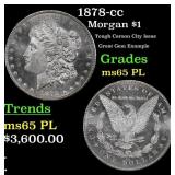 1878-cc Morgan Dollar $1 ms65 PL SEGS