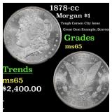 1878-cc Morgan Dollar $1 ms65 SEGS