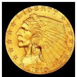 ***Major Highlight*** 1910-p Gold Indian Quarter E