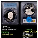 1978-s Proof Eisenhower Dollar $1 pr69 dcam PCGS