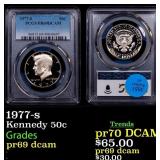1977-s Proof Kennedy Half Dollar 50c pr69 dcam PCG