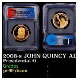 2008-s JOHN QUINCY ADAMS Proof Presidential Dollar