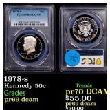1978-s Proof Kennedy Half Dollar 50c pr69 dcam PCG