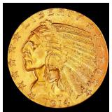 ***Major Highlight*** 1914-d Gold Indian Half Eagl