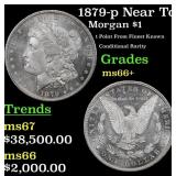 1879-p Morgan Dollar Near Top Pop! $1 ms66+ SEGS