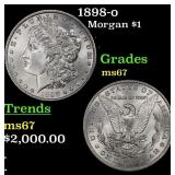 1898-o Morgan Dollar $1 ms67 SEGS