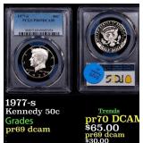 1977-s Proof Kennedy Half Dollar 50c pr69 dcam PCG