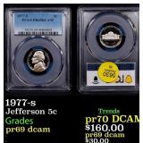 1977-s Proof Jefferson Nickel 5c pr69 dcam PCGS