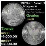 1878-cc Morgan Dollar Near Top Pop! $1 ms66 SEGS