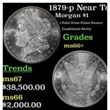 1879-p Morgan Dollar Near Top Pop! $1 ms66+ SEGS