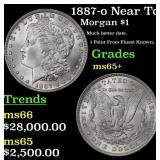 1887-o Morgan Dollar Near Top Pop! $1 ms65+ SEGS