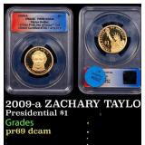2009-a ZACHARY TAYLOR Proof Presidential Dollar Fi