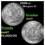 1898-o Morgan Dollar $1 ms67 SEGS