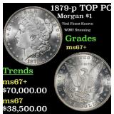 1879-p Morgan Dollar TOP POP! $1 ms67+ SEGS