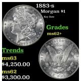 1883-s Morgan Dollar $1 Select Unc USCG