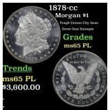 1878-cc Morgan Dollar $1 ms65 PL SEGS