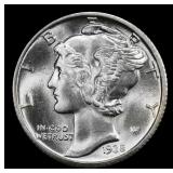 ***Major Highlight*** 1935-s Mercury Dime Near Top