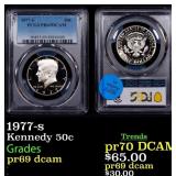 1977-s Proof Kennedy Half Dollar 50c pr69 dcam PCG