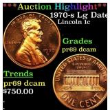 ***Auction Highlight*** 1970-s Lg Date Proof Linco