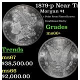 1879-p Morgan Dollar Near Top Pop! $1 ms66+ SEGS